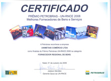 Certificado Prêmio Petrobras - UN-RNCE